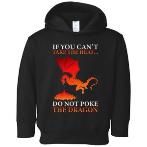 Cool Dragon Flame Spewing Flying Mythical Creature Toddler Hoodie