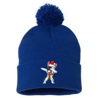 Cute Dabbing French Bulldog Christmas Hat Adults Xmas Gift Pom Pom 12in Knit Beanie