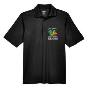 Cool Dragon For Boy Mythical Dragon Lovers Men's Origin Performance Pique Polo