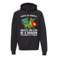 Cool Dragon For Boy Mythical Dragon Lovers Premium Hoodie