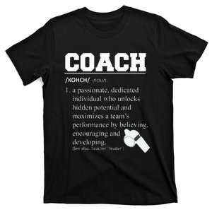 Coach Definition Funny Coach T-Shirt