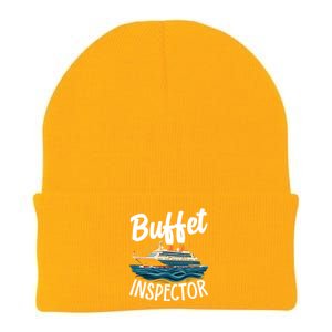 Cruise Design For Buffet Inspector Funny Cruise Knit Cap Winter Beanie