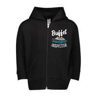 Cruise Design For Buffet Inspector Funny Cruise Toddler Zip Fleece Hoodie