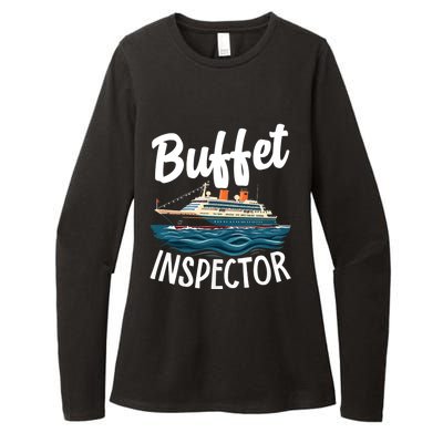 Cruise Design For Buffet Inspector Funny Cruise Womens CVC Long Sleeve Shirt