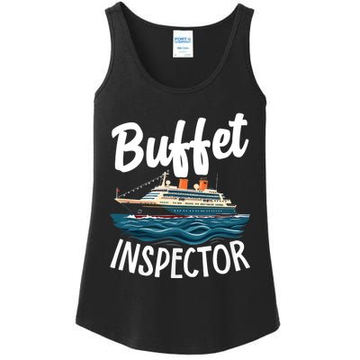 Cruise Design For Buffet Inspector Funny Cruise Ladies Essential Tank