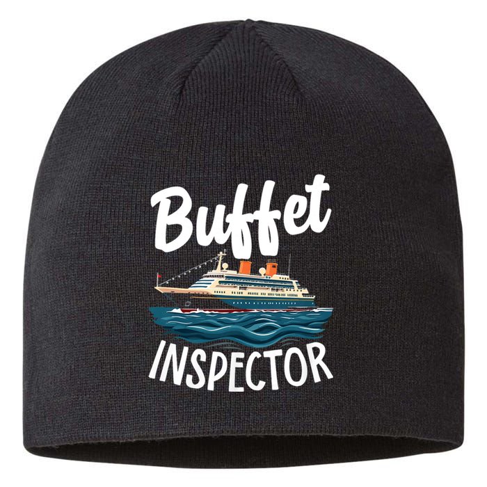 Cruise Design For Buffet Inspector Funny Cruise Sustainable Beanie