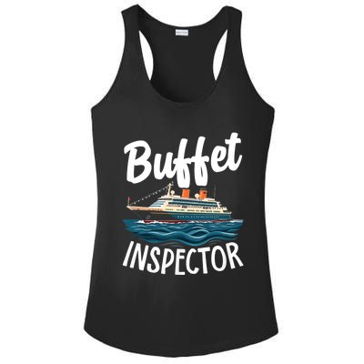 Cruise Design For Buffet Inspector Funny Cruise Ladies PosiCharge Competitor Racerback Tank