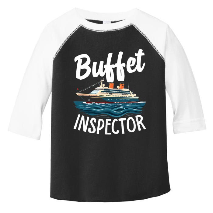 Cruise Design For Buffet Inspector Funny Cruise Toddler Fine Jersey T-Shirt