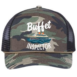 Cruise Design For Buffet Inspector Funny Cruise Retro Rope Trucker Hat Cap