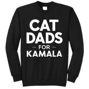 Cat Dads For Kamala President Harris Democrat Vote Blue 2024 Sweatshirt