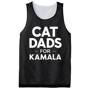 Cat Dads For Kamala President Harris Democrat Vote Blue 2024 Mesh Reversible Basketball Jersey Tank