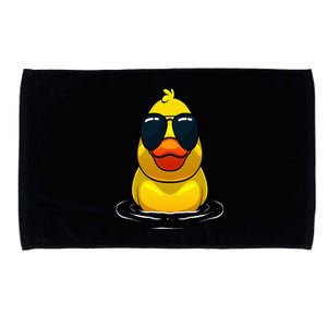 Cool Duck For  Rubber Duck Lovers Sunglasses Microfiber Hand Towel