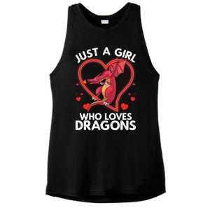 Cool Dragon For Wo Girl Dragons Mythical Dragon Lovers Ladies PosiCharge Tri-Blend Wicking Tank