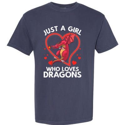 Cool Dragon For Wo Girl Dragons Mythical Dragon Lovers Garment-Dyed Heavyweight T-Shirt