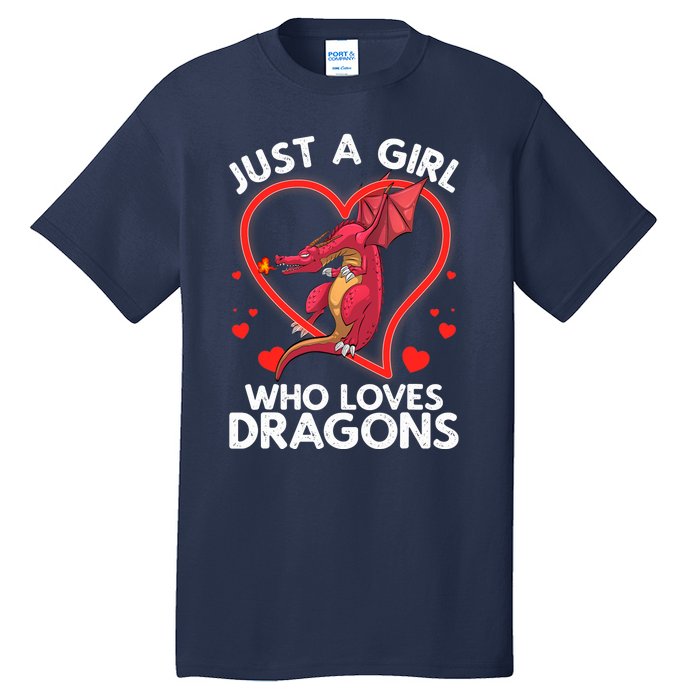 Cool Dragon For Wo Girl Dragons Mythical Dragon Lovers Tall T-Shirt