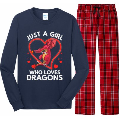 Cool Dragon For Wo Girl Dragons Mythical Dragon Lovers Long Sleeve Pajama Set