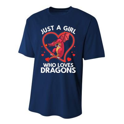 Cool Dragon For Wo Girl Dragons Mythical Dragon Lovers Performance Sprint T-Shirt