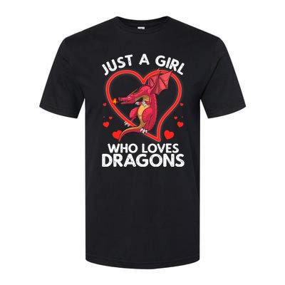 Cool Dragon For Wo Girl Dragons Mythical Dragon Lovers Softstyle CVC T-Shirt