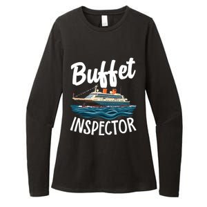 Cruise Design For Women Buffet Inspector Funny Cruise Womens CVC Long Sleeve Shirt