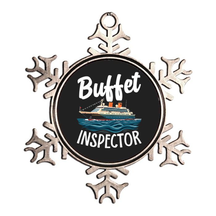 Cruise Design For Women Buffet Inspector Funny Cruise Metallic Star Ornament