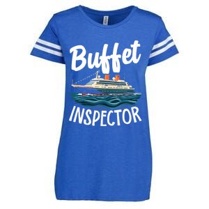 Cruise Design For Women Buffet Inspector Funny Cruise Enza Ladies Jersey Football T-Shirt