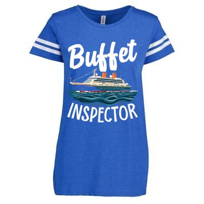 Cruise Design For Women Buffet Inspector Funny Cruise Enza Ladies Jersey Football T-Shirt