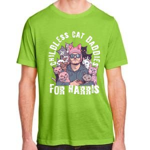 Cat Daddies For Harris Vote Hat Feminist Cat Dad Adult ChromaSoft Performance T-Shirt