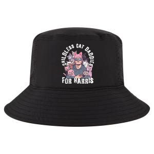 Cat Daddies For Harris Vote Hat Feminist Cat Dad Cool Comfort Performance Bucket Hat