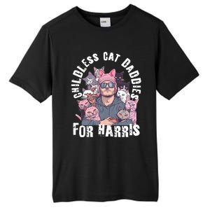 Cat Daddies For Harris Vote Hat Feminist Cat Dad Tall Fusion ChromaSoft Performance T-Shirt