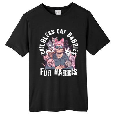 Cat Daddies For Harris Vote Hat Feminist Cat Dad Tall Fusion ChromaSoft Performance T-Shirt