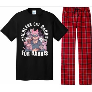 Cat Daddies For Harris Vote Hat Feminist Cat Dad Pajama Set