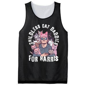 Cat Daddies For Harris Vote Hat Feminist Cat Dad Mesh Reversible Basketball Jersey Tank