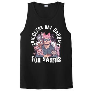 Cat Daddies For Harris Vote Hat Feminist Cat Dad PosiCharge Competitor Tank