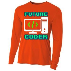 Coder Design Funny Programmer Computer Science Gift Cooling Performance Long Sleeve Crew