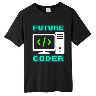 Coder Design Funny Programmer Computer Science Gift Tall Fusion ChromaSoft Performance T-Shirt