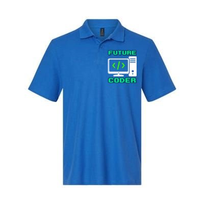 Coder Design Funny Programmer Computer Science Gift Softstyle Adult Sport Polo