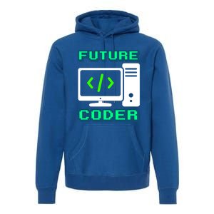 Coder Design Funny Programmer Computer Science Gift Premium Hoodie