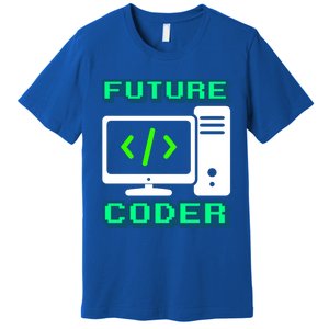 Coder Design Funny Programmer Computer Science Gift Premium T-Shirt