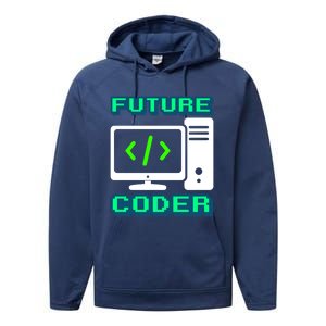 Coder Design Funny Programmer Computer Science Gift Performance Fleece Hoodie