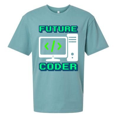 Coder Design Funny Programmer Computer Science Gift Sueded Cloud Jersey T-Shirt