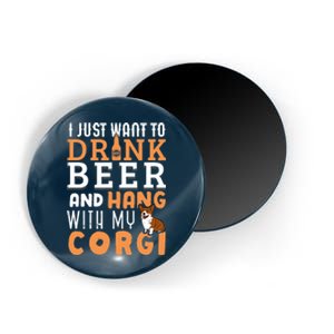 Corgi Dad Funny Father's Day Dog Lover Gift Beer Magnet