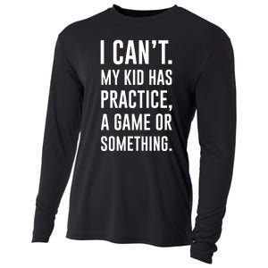 Crazy Dog Funny I Cant My Has Practice A Game Or Something Mo Cooling Performance Long Sleeve Crew