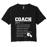 Coach Definition Funny Coach Women's Crop Top Tee