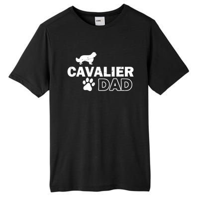 Cavalier Dad Funny Cute Dog Owner Adopt Rescue Fathers Day Gift Tall Fusion ChromaSoft Performance T-Shirt