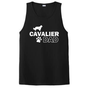 Cavalier Dad Funny Cute Dog Owner Adopt Rescue Fathers Day Gift PosiCharge Competitor Tank