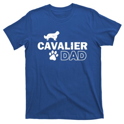 Cavalier Dad Funny Cute Dog Owner Adopt Rescue Fathers Day Gift T-Shirt