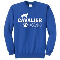 Cavalier Dad Funny Cute Dog Owner Adopt Rescue Fathers Day Gift Tall Sweatshirt