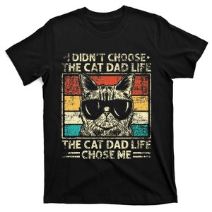 Cat Dad Funny Cat Dad Fathers Day Cat Daddy Gift T-Shirt