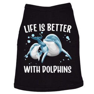 Cute Dolphin For Men Women Kids Aquatic Animal Dolphin Lover Doggie Tank