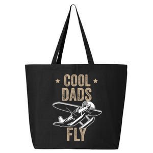 Cool Dads Fly Seaplane Gift Pilot Airplane Gift 25L Jumbo Tote